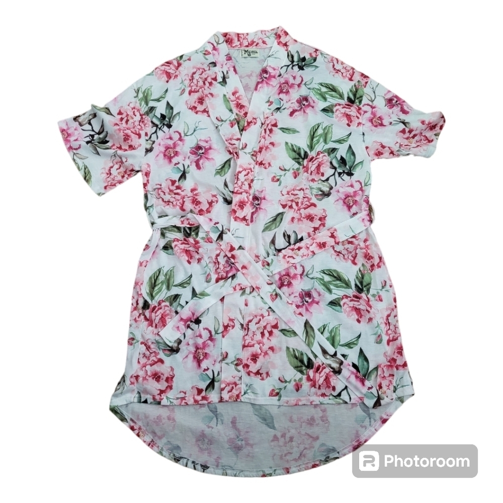 Show me your MUMU floral robe